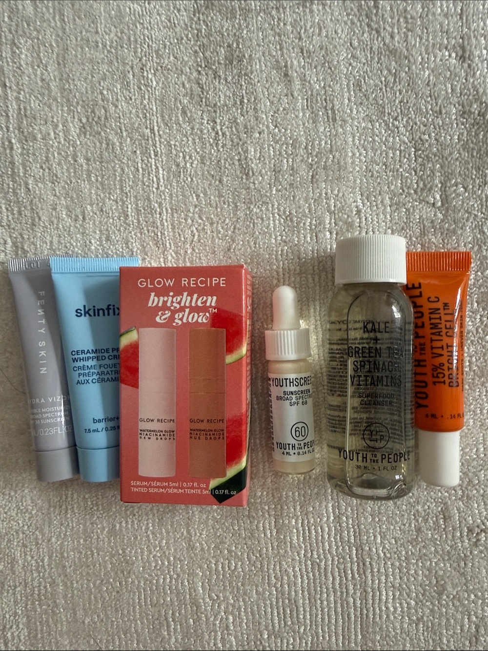 Sephora Skincare Sample Bundle | GlowRecipe, Fenty, Youth To The People & more